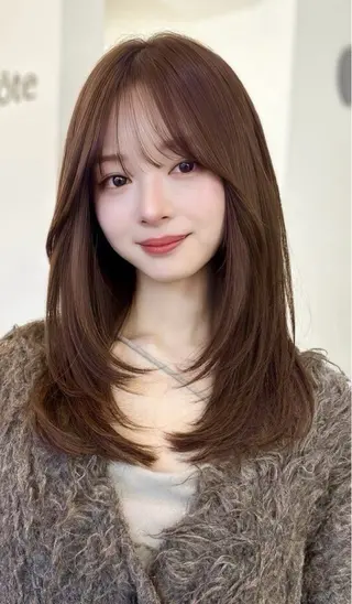 ロング 野原 姫菜のヘアスタイル
