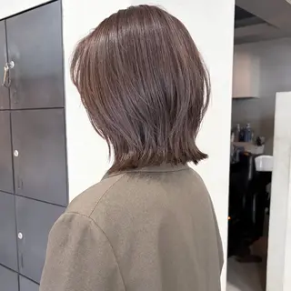 ショート カラー ヘアアレンジ なな/ICI/レイヤ ーパーマ/ボブのヘアスタイル