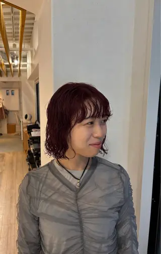 カラー ♡ ♡のヘアスタイル