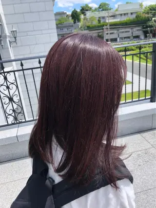 ロング カラー 韓国スタイル🇰🇷 annaのヘアスタイル