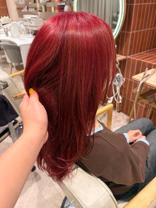 ロング カラー 海外カラー カット/anju🌺のヘアスタイル