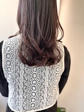 セミロング カラー 佐々木 美帆のヘアスタイル