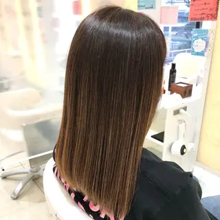 セミロング 艶髪美容師 森田 優貴のヘアスタイル
