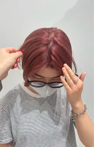 ショート minatsu 東京の技術を京都でのヘアスタイル