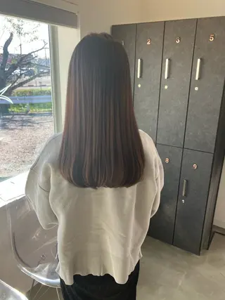 ロング 【ツヤ髪特化】 スズキアキエのヘアスタイル