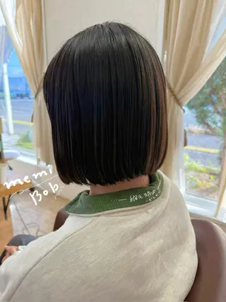 ミディアム カラー パーマ 菅野 愛のヘアスタイル