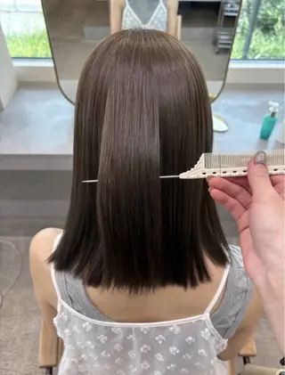 ミディアム カラー runa｜color 🩰straightのヘアスタイル