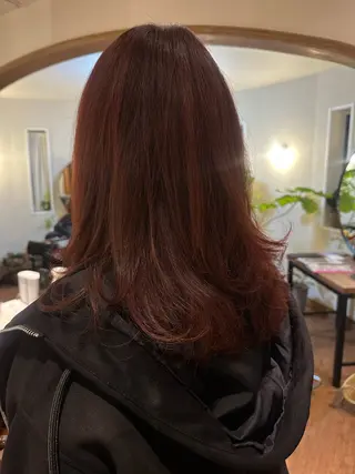 ミディアム かつやま めいのヘアスタイル