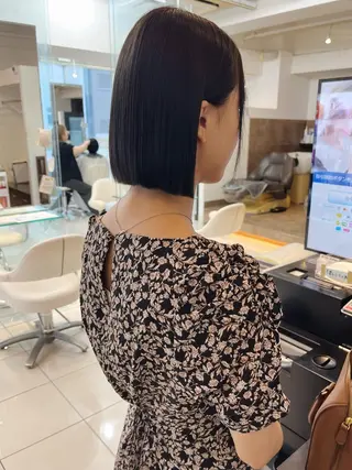 ミディアム カラー アレンジ&ショート 💙YUKINOのヘアスタイル