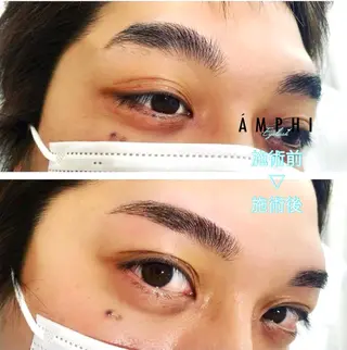 メンズ アイブロウ AMPHITOKYO 川村美樹の眉毛・アイブロウイメージ
