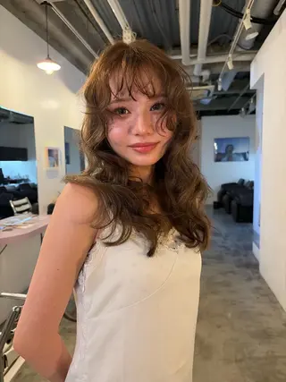 カラー ness 一花のヘアスタイル