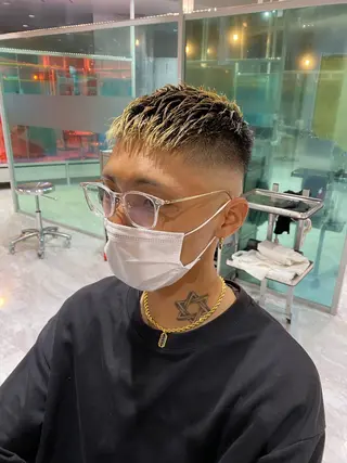 ショート カラー メンズ Riganuts王子 Hayato✂︎のヘアスタイル