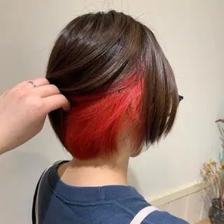 ショート カラー 💖クボ モモ💖のヘアスタイル