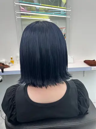 ミディアム カラー パーマ ヘアアレンジ 透明感ブリーチカラー 🌈TOMOHIROのヘアスタイル