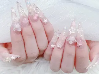 ネイル MoMoA Nail ネイル長さ出し専門店のネイルデザイン