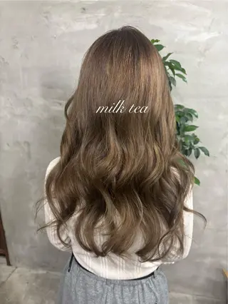 ロング カラー ✨透明感艶カラー ✨💍Yuri💍のヘアスタイル