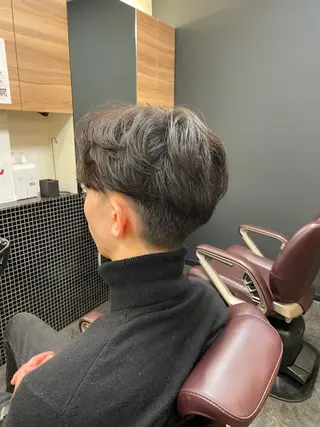 ショート メンズ メンズパーマモデル 大募集中のヘアスタイル