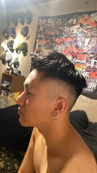 ショート メンズ 深田 勇獅郎のヘアスタイル