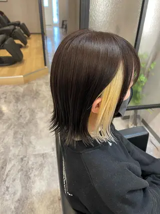 ミディアム カラー 猪ノ原 弘子のヘアスタイル