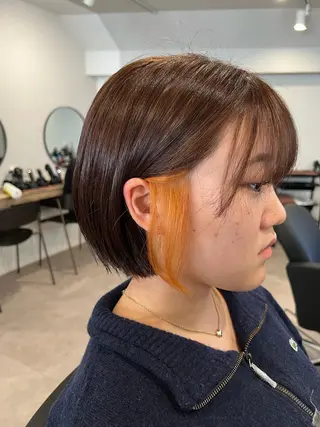 ショート カラー 大谷 竜也のヘアスタイル