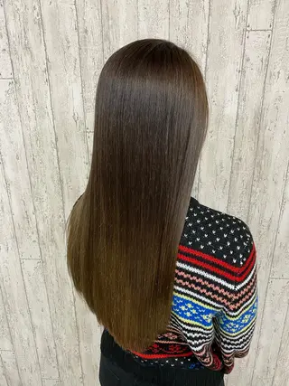 セミロング 勝河 怜楊のヘアスタイル