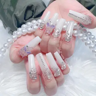 ネイル スカルプ・チップ 長さだし専門💎Yoのネイルデザイン