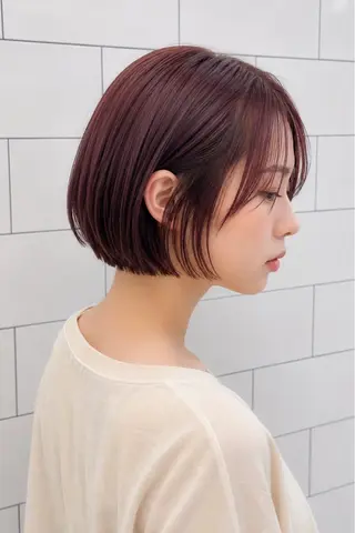 ショート 🍒暖色ボブ/パーマ /りゅうき🍒のヘアスタイル