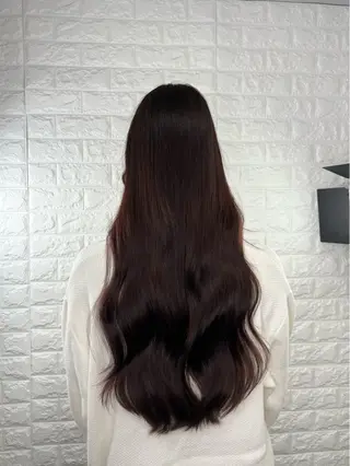 ロング カラー もえ こーんのヘアスタイル
