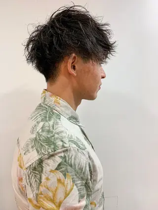 ショート パーマ ヘアアレンジ メンズ メンズスタイル ly本厚木のヘアスタイル