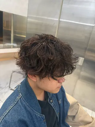 パーマ 本田 有里のヘアスタイル