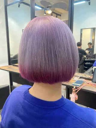 ショート カラー ✨最安値✨エクステ カラー🌼つきな🌼のヘアスタイル