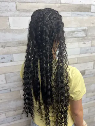 ロング ヘアアレンジ B-W ⭐️REIKOのヘアスタイル