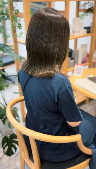 ミディアム 由良 龍也のヘアスタイル