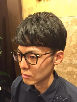 ショート メンズ 長谷川 真那のヘアスタイル