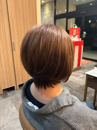 ショート 白髪ぼかし&ショート &ツヤ髪💎YUMAのヘアスタイル