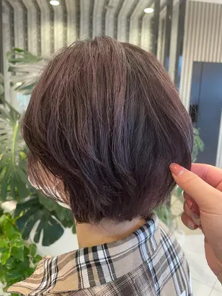 ショート カラー デザインカラー/ エクステ/石坂瀬音のヘアスタイル