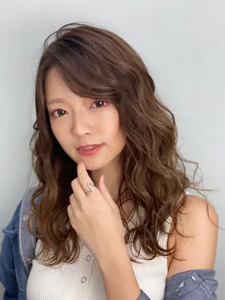 セミロング カラー BAY ソウタのヘアスタイル