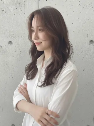 ロング 韓国/暖色カラー大塚 レイヤー/ボブ 美緒のヘアスタイル