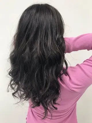 ロング カラー レイヤー/大人ボブ| ワタナベ リョウカのヘアスタイル