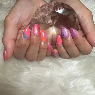 ネイル 🎀Luana nail🧸‪♡⸝*のネイルデザイン