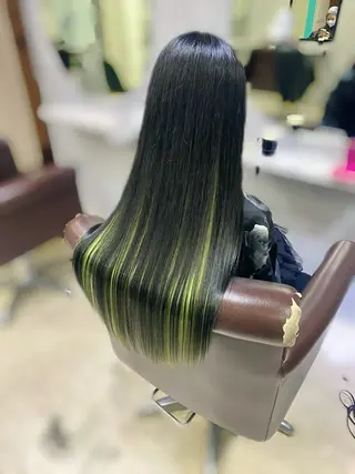 ロング カラー レイヤーカット ショート/宮本洋介のヘアスタイル