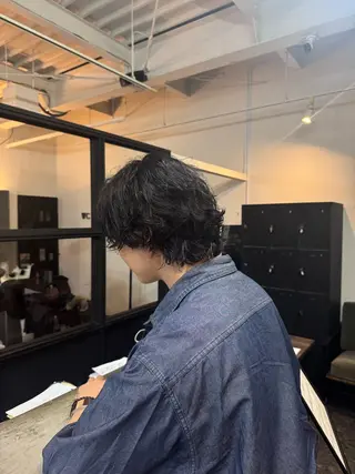 パーマ 松尾 大聖のヘアスタイル