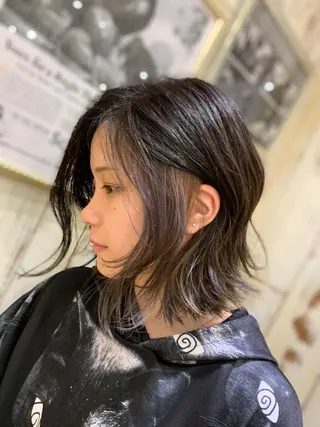 ショート カラー ヘアアレンジ VIM hairおもろまち店のヘアスタイル