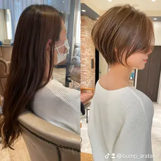 ショート カラー 表参道/ショート特化 /似合わせ/荒砂のヘアスタイル