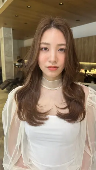 カラー ひな🌻 縮毛矯正モデル募集中のヘアスタイル