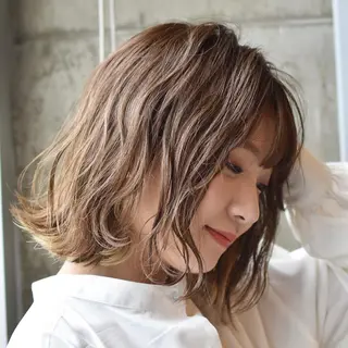 ショート カラー ヘアアレンジ ✂︎山﨑 涼太✂︎のヘアスタイル