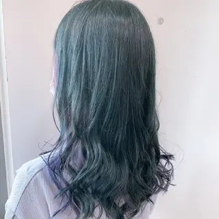 ロング カラー 縮毛矯正/ワンカラー モデル募集🫧田村のヘアスタイル