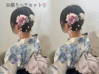 ヘアアレンジ 🤍りく 透明感カラー/熊谷のヘアスタイル