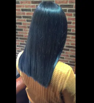 ミディアム セミロング カラー メンズ特化美容師 カラー専門ぺーターのヘアスタイル