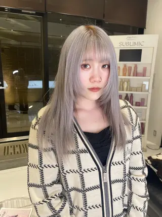 セミロング カラー パーマ ヘアアレンジ メンズ キッズ ネイル マツエク・マツパ アイブロウ レイヤーカット🪽 カネコミユのヘアスタイル